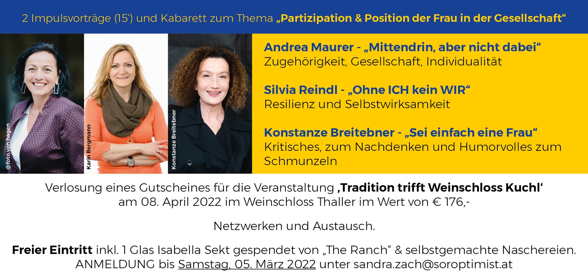 Weltfrauentag – Impulsvorträge